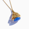 Blue Agate Bloom Necklace