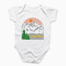 Snow Mountain View Baby Onesie
