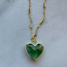 Aventurine Heart Necklace