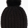 Chunky Knit Black Toque