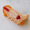 Taupe Cowboy Boots Hair Claw Clip