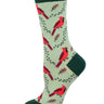 Cardinal Tracks Ladies Socks