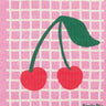 Pink Cherry Swedish Dishcloth