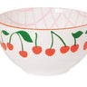 Cherries Plaid Bowl
