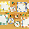 Citrus Blask Cocktail Napkins - Set of 4