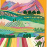 Happy Birthday Flower Fields Card