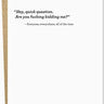 Quick Question Card