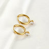 Round Diamond Hoops - Waterproof