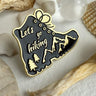 Let's Go Hiking Boot Enamel Pin