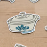 Vintage Casserole Dish Sticker