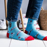 Mens Calgary Landmark Mismatched Socks