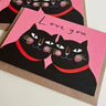 Love You Black Cats Card