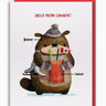 Beaver Caesar Card