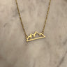 Crisp Mountain Air Gold Necklace