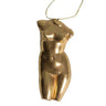 Gold Woman Torso Ornament