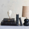 Bust with Black & Copper Decor