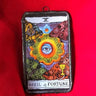 Wheel of Fortune Tarot Art Glass