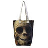Skull Illustration Tote Bag