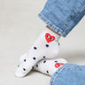 Polka Dot Heart Socks