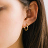 Cleo Gold Hoop Earrings