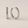 Cleo Silver Hoop Earrings