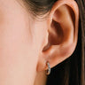 Evie 10mm Silver Hoop Earrings