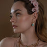 Turquoise & Shiva Shell Earrings