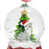 Grey Tabby Cat Snowglobe Ornament