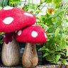 Felt Mushroom Decor