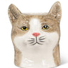 Tabby Cat Head Planter