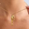 Double Fish Necklace
