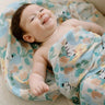 Animal Puzzle Swaddling Blanket