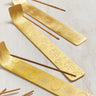 Mushrooms Gold Incense Holder