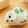 Handpainted Ceramic Dog Mini Candles set of 5
