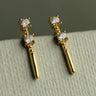 Minimalist Baton Earrings