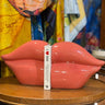 Pink Lip Bookends