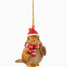 Bird In Scarf & Hat Ornament