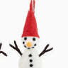 Snowman Red Hat Ornament
