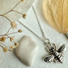 Sterling Silver Honeybee Necklace