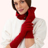 Sofia Long Red Gloves