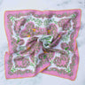 Pink Vines & Birds Neck Scarf