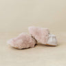 Pink Faux Fur Slippers 6-9months