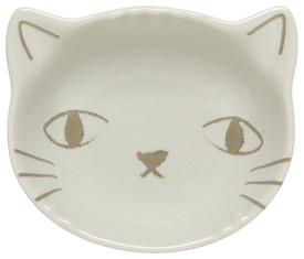 grey Cat Face Ceramic Mini Dish