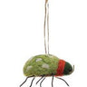 green beetle bug christmas tree ornament, holiday decor