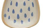 Hand-Painted Leaf Dish, Each trinket dish is hand-painted and as such may vary slightly. The leaf dish can be used as a spice bowl, key dish or even to hold your jewelry.