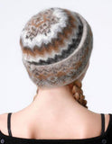 The Nordic Ivory and Brown winter hat is great for our Canadian winters. The toque is made of icelandic wool and features a classic nordic design of ivory and brown. The winter toque is lined in fleece to keep your head warm and cozy. Water repellant and 