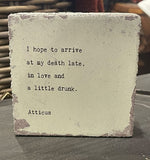 I Hope to Arrive - Wall Decor