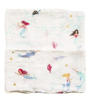 mermaid swaddling baby blanket, super soft and machine washable