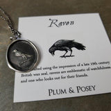 Nevermore Raven - Wax Seal Necklace