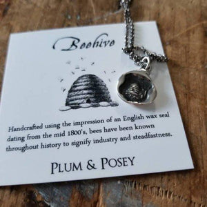 Beehive Wax Seal Necklace